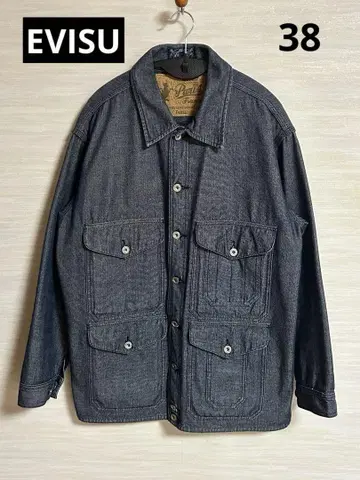 EVISU 파리 프랑스 데님 헌팅 재킷