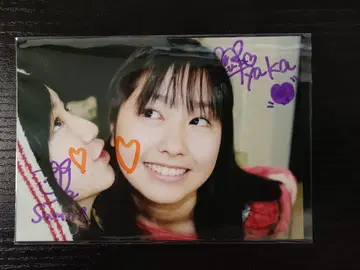 모모클로 사사키 아야나츠 후지시로 스미레 2008년 사인 포함 사진