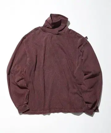 Nautica 안료 염색 터틀넥 L/STee