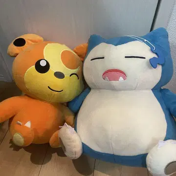 히메그마와 카비곤 봉제 인형 세트(포켓몬)