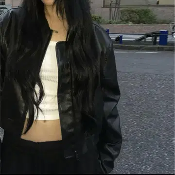 anyonemore 자켓 ma1 가죽 자켓