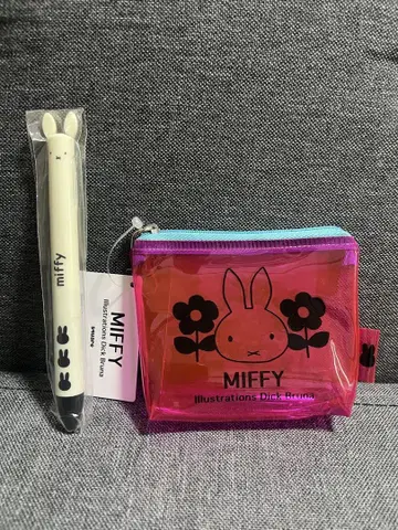 미피 클리어 파우치 볼펜