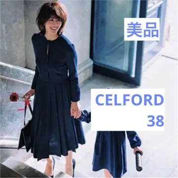 당일 발송!! CELFORD 백 새틴 플리츠 원피스