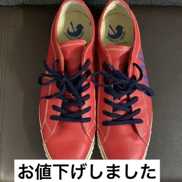 SPING LE 무브 레드 캐주얼 슈즈 Carp 로고