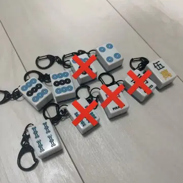 M리그 마작 마작패 키링