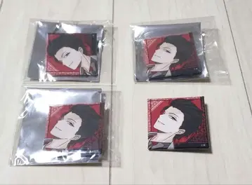 DAIROKU AYAKASHIMORI  스퀘어 캔뱃지 4개 세트