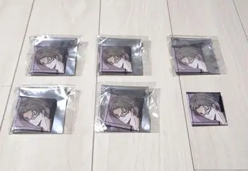 DAIROKU:AYAKASHIMORI 대뱀 스퀘어 캔뱃지 6개 세트