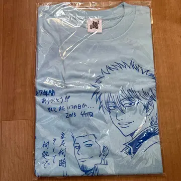 극장판 은혼 완결편 프로덕션 사인 티셔츠 애니플렉스 한정 혜택