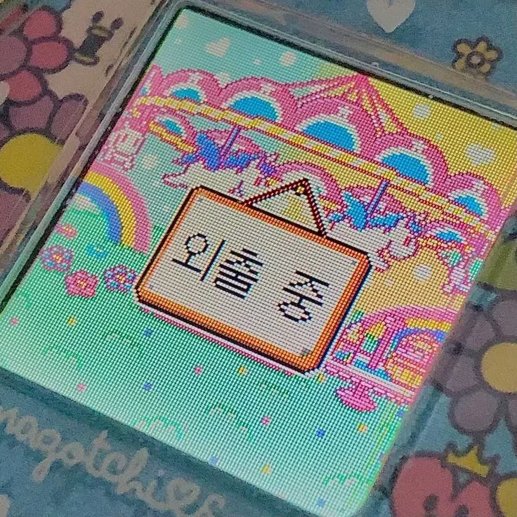 산리오 헬로키티 키티 휴대폰 폴더폰 포토카드 홀더 포카홀더