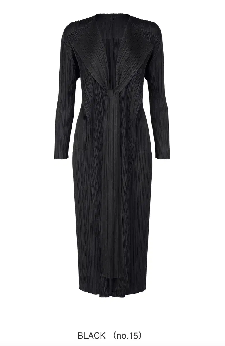 Pleats Please February Merry Bi-Color Cardigan Black 3
