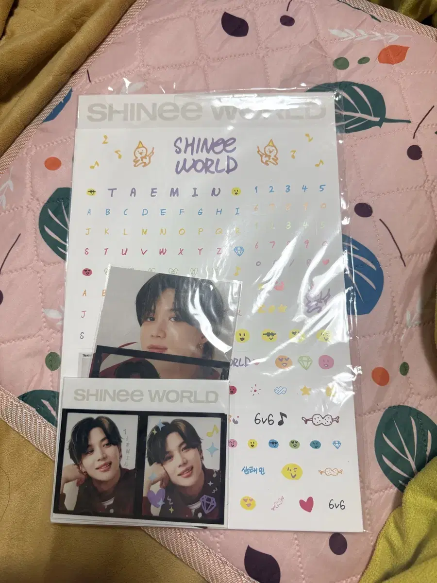 태민 스티커, 사진 세트
