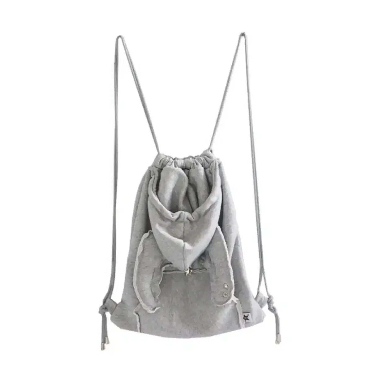 Nuyet】Star gym sack _ light grey NUYET Gym Sack on Bunjang