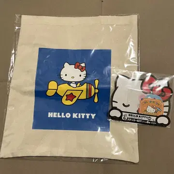 키티 복권 토트백 헬로키티 해피 복권 스티커 세트