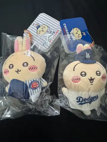 치이카와 (먼작귀) MLB 마스코트 토끼 다저스 컵스 봉제 인형
