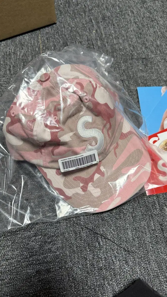 Supreme Pigment Coated S Logo 6-Panel Pink Camo - 25SS