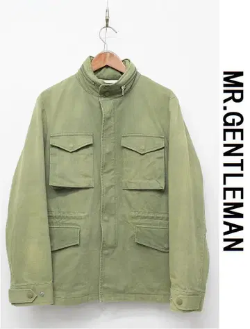 N341/MR.GENTLEMAN 애슬레틱 M65 자켓 M 그린