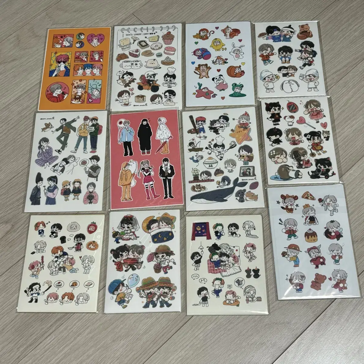 엑소 백현 디오 팬아트 스티커