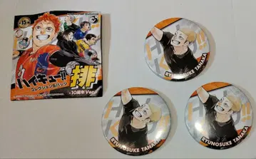 하이큐 컬렉션 캔뱃지 배 타나카 류노스케 세트