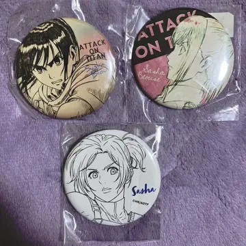 진격의 거인 사샤 MAPPA WIT studio 캔뱃지 원화
