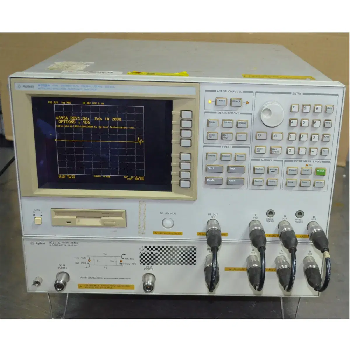 Agilent 4395A Network