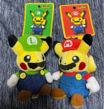 택 포함 포켓몬 센터 교토 피카츄 키링 마리오/루이지