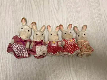 실바니안 패밀리 토끼 인형 5개 세트