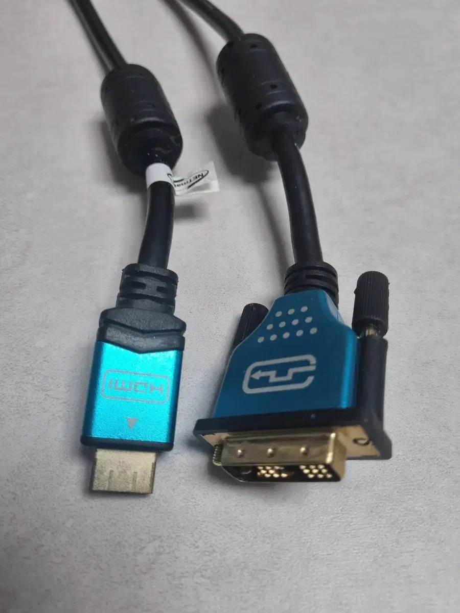 모니터 DVI to HDMI 초고속 연결 케이블 2미터