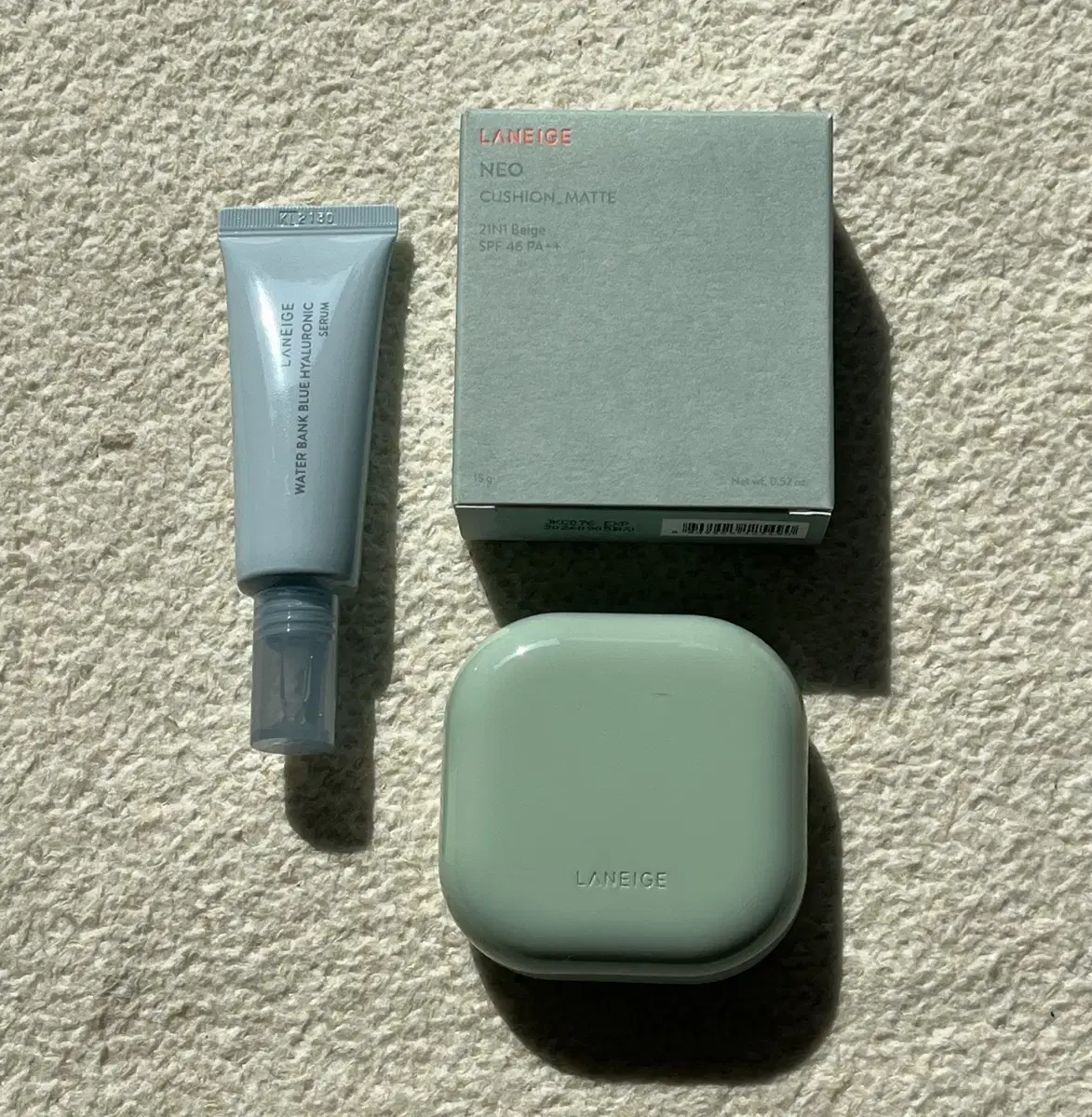 LANEIGE Neo Cushion Essence 21N + Water Bank Serum 25ml