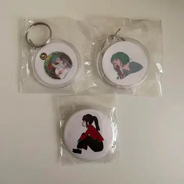 페드로 키링 헤도 로망 BiSH 아유니 캔뱃지 스시오