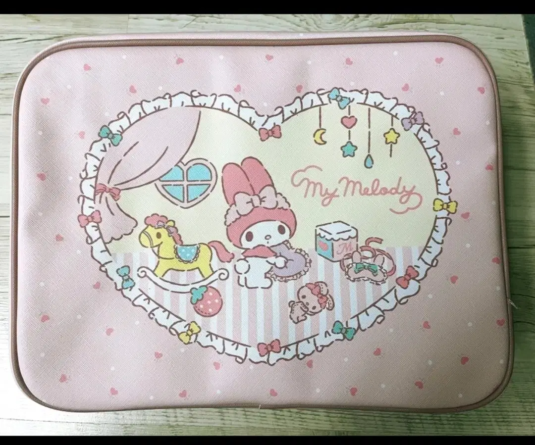 산리오 캐릭터 여행가방 마이멜로디 보스턴백
