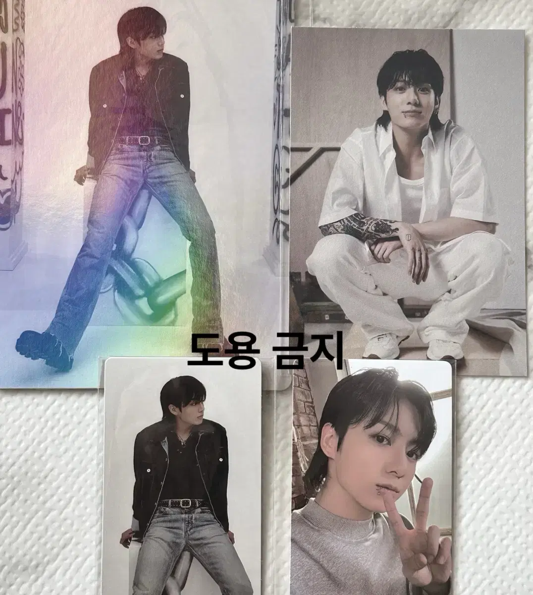 정국 위버스 예판 특전포카,홀로그램 포토액자 & 미공개 포카,포스트카드