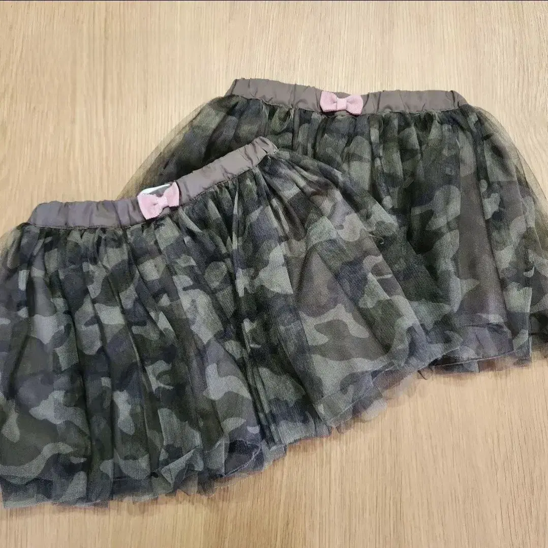일본 빈티지 카모 스커트 와이즈걸 모리 펑크 페어리 아동복 아동스커트