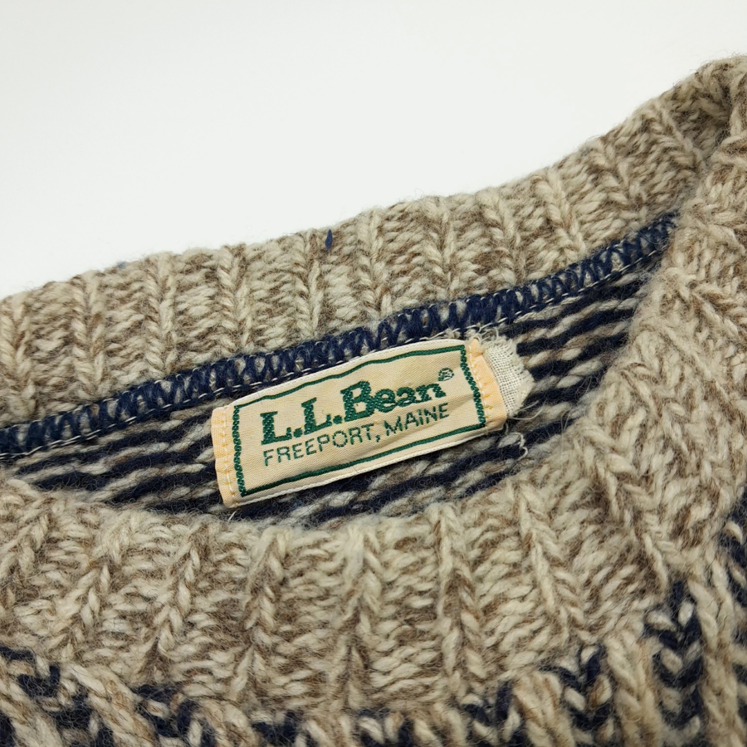 Cr622W_L LLBEAN 80s Birdeyes knit