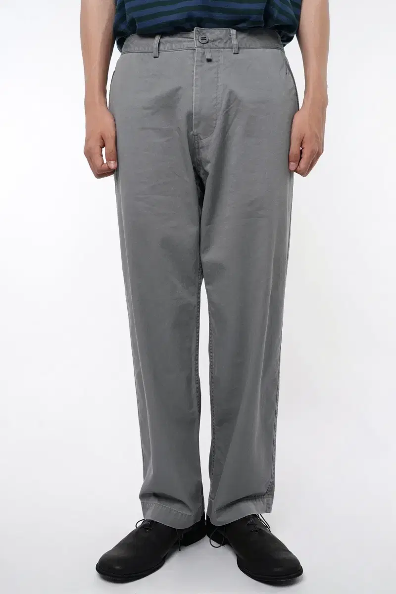 [L]EARLS EAGLE Y904 Vintage Washed Regular Chino Dusty Blue Gray