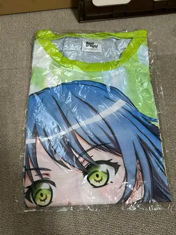 뱅드림 RAISE A SUILE 풀 그래픽 티셔츠 아사히 로쿠카 락