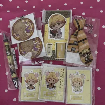 귀멸의 칼 아가츠마 젠이츠 아크릴 스탠드 키링 세트 묶음 판매