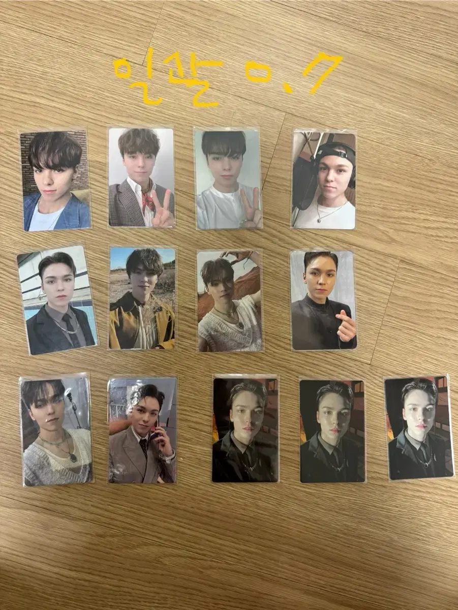 세븐틴 버논 포카 일괄 언오드 헹가래 페더썬 위버스샵 특전 아타카