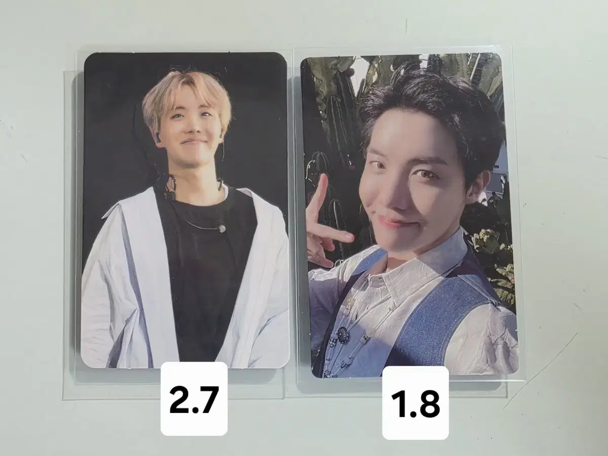 제이홉 호석 포카 포토카드 메모리즈 윙즈 dvd