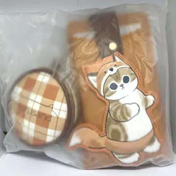 모프 샌드 3줄 숄더 파우치(여우냥이)
