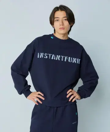 INSTANTFUNK 스탠다드 로고 맨투맨