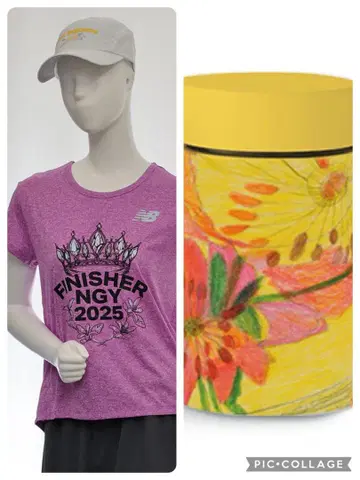 2025 나고야 여성 마라톤 완주상 티셔츠 후드 포트 세트