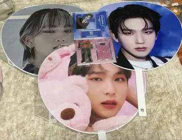 epex 현우 벡순 부채 3장 아크릴 스탠드