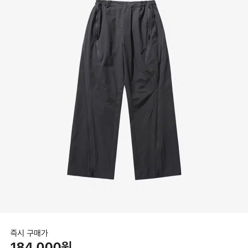 SAN SAN GEAR 23FW ZIPPER PANTS CHARCOAL sansangear 23fw zip