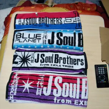 J Soul Brothers 라이브 투어 타월 4종 세트