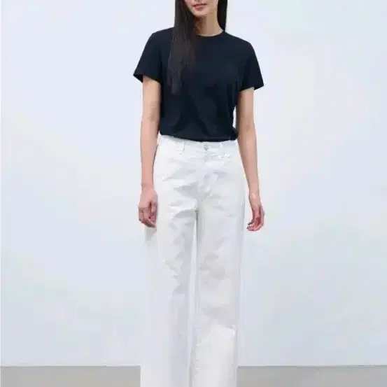 빈폴 시그니처 데님 팬츠 화이트 27