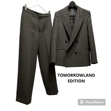TOMORROWLAND EDITION 와이드 슬랙스 자켓 수트 면접