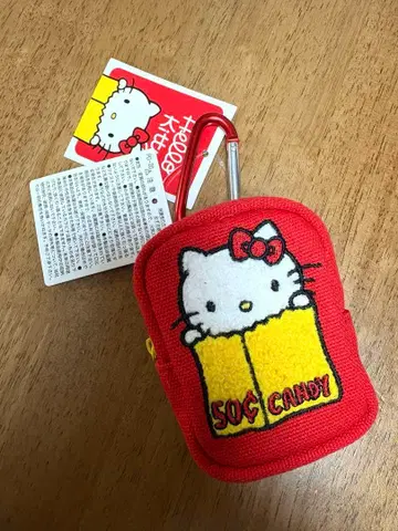 헬로키티 전시회 카라비너 미니 파우치 한정판 50주년