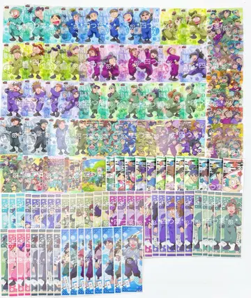 익명 배송 닌자보이 란타로 스티커 클리어 카드 111개 풀 컴프 세트