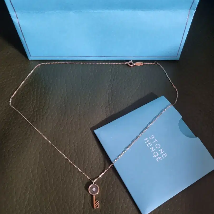 【STONEHENgE】UNICORN〜14K Rose Gold Necklace P1851〜韓国発 STONEHENGE | 스톤헨지 Stonehenge 14k rose gold necklace on