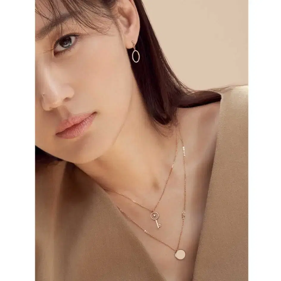 【STONEHENgE】UNICORN〜14K Rose Gold Necklace P1851〜韓国発 STONEHENGE | 스톤헨지 Stonehenge 14k rose gold necklace on